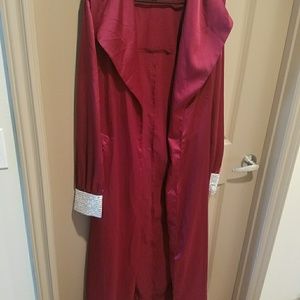 Satin Red Robe